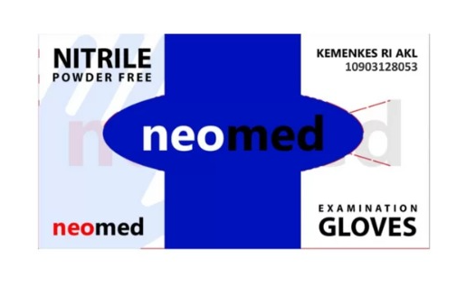 Neomed Sarung Tangan S Nitrile Hitam Pak(100)
