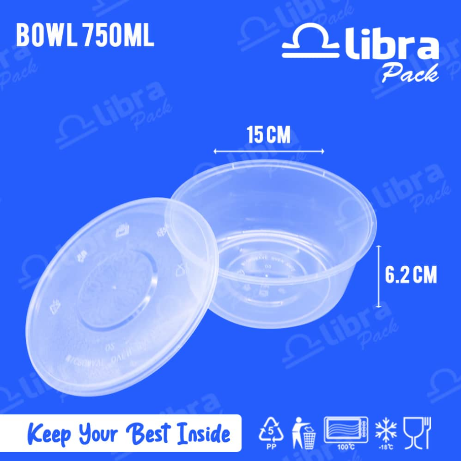 LIBRA Thinwall Round 750ml RD