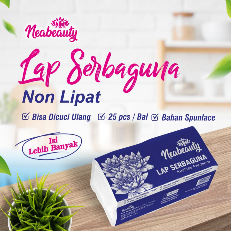 NEABEAUTY Non Lipat Lap Serbaguna Pak(90gr)