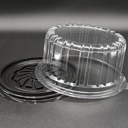 [SKS.CT20H] SS Cake Tray 20 Bulat 20x10cm Hitam