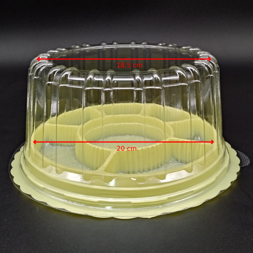 [SKS.CT20SIV] SS Cake Tray 20 Sekat 20x10cm Ivory