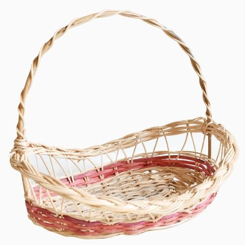 [ALF.K2] ALF Keranjang Rotan Oval Kapal Prahu 34x28cm