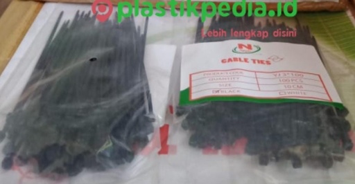 [MMC.H25100] NEWGOYA Tali Segel Nylon Cable Ties 2.5x100mm Hitam