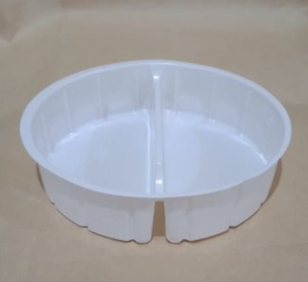 [SAA.S800] NISUMA Tray Bowl Sekat 2 27oz 800ml Putih 