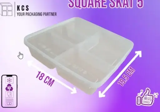 [MAR.KS5S] KCS Thinwall Square Sekat 5