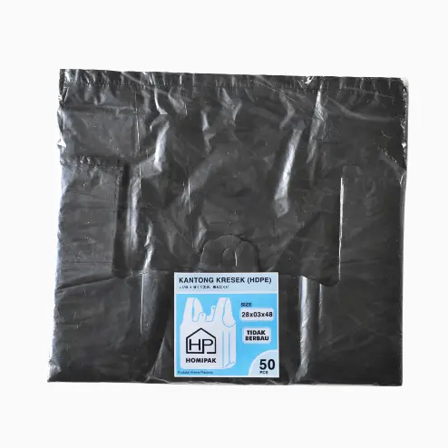 [KSP.H3560H] HOMIPAK Kresek 002x35x60 Hitam Pak(50)