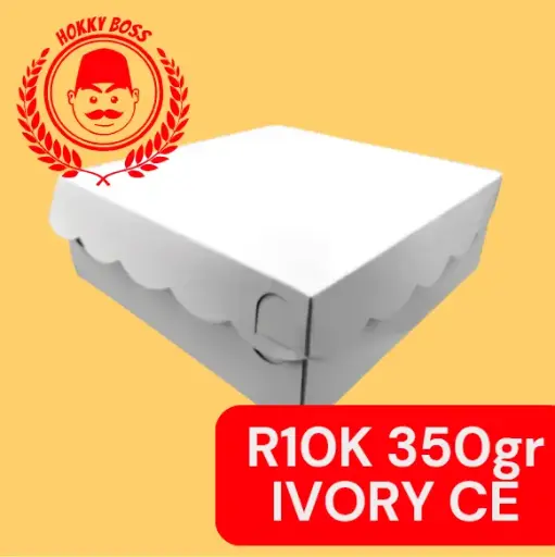 [MIT.R10KCE] HOKKY BOSS R10K 350gr 20x20x7cm Renda Ivory