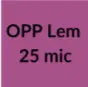 [INT.25253] OPP Lem 25x34.5 25mic 