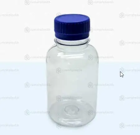 [JOR.1307] JOR Botol Bulat PET 130ml + Tutup