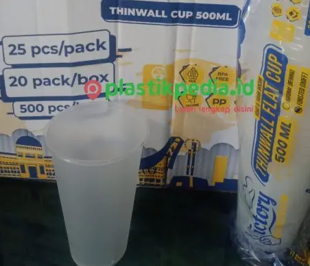 [LJY.F500] Victory PP Inject Cup 16oz 500ml Frosted