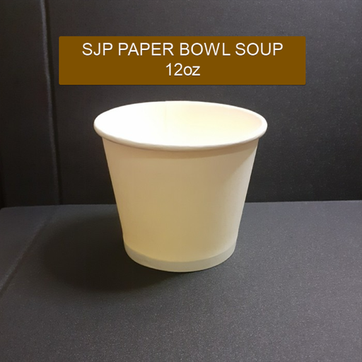 [MJP.B12SOUP] Starindo SJP Paper Bowl Soup 12oz D95