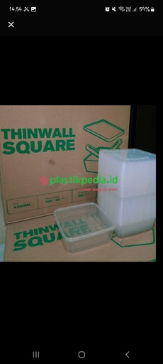[LJP.WS1000] WIGO Thinwall Square 1000ml