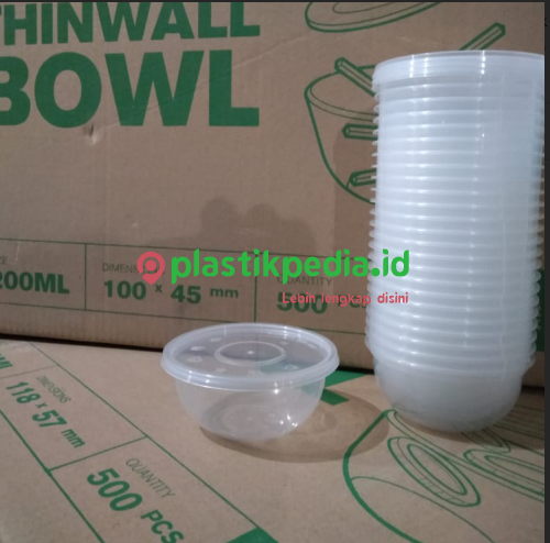 [LJP.WM200] WIGO Thinwall Bowl 200ml RB