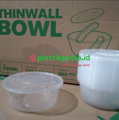 [LJP.WM750] WIGO Thinwall Bowl 750ml RB