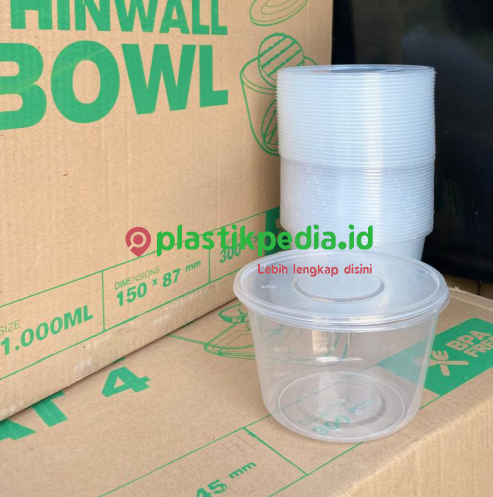 [LJP.WM1000] WIGO Thinwall Bowl 1000ml RB